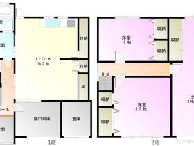 リフォーム済3LDKのお家です