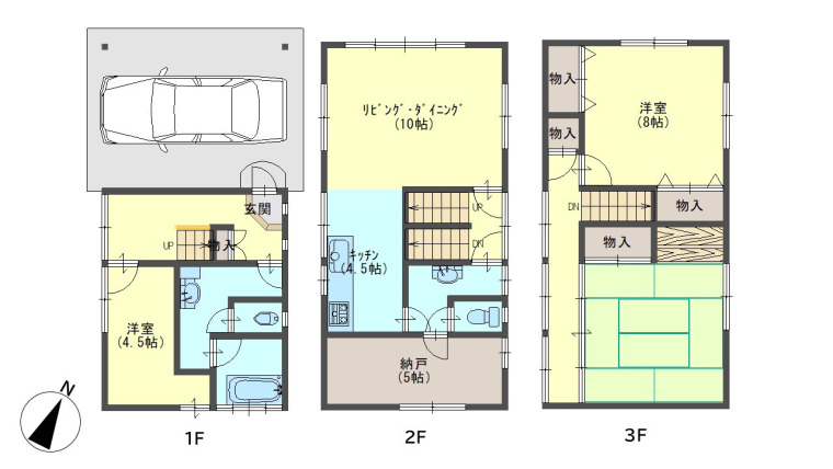 住宅棟(間取)