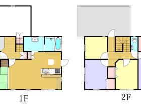 上陰の戸建て