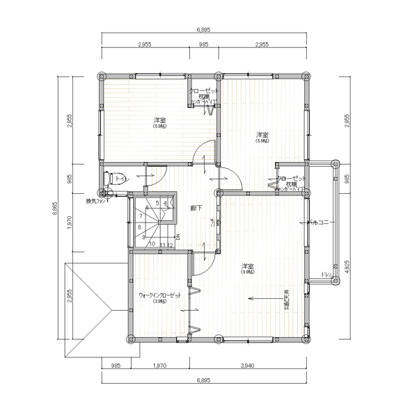 2階(間取) 2階(間取)