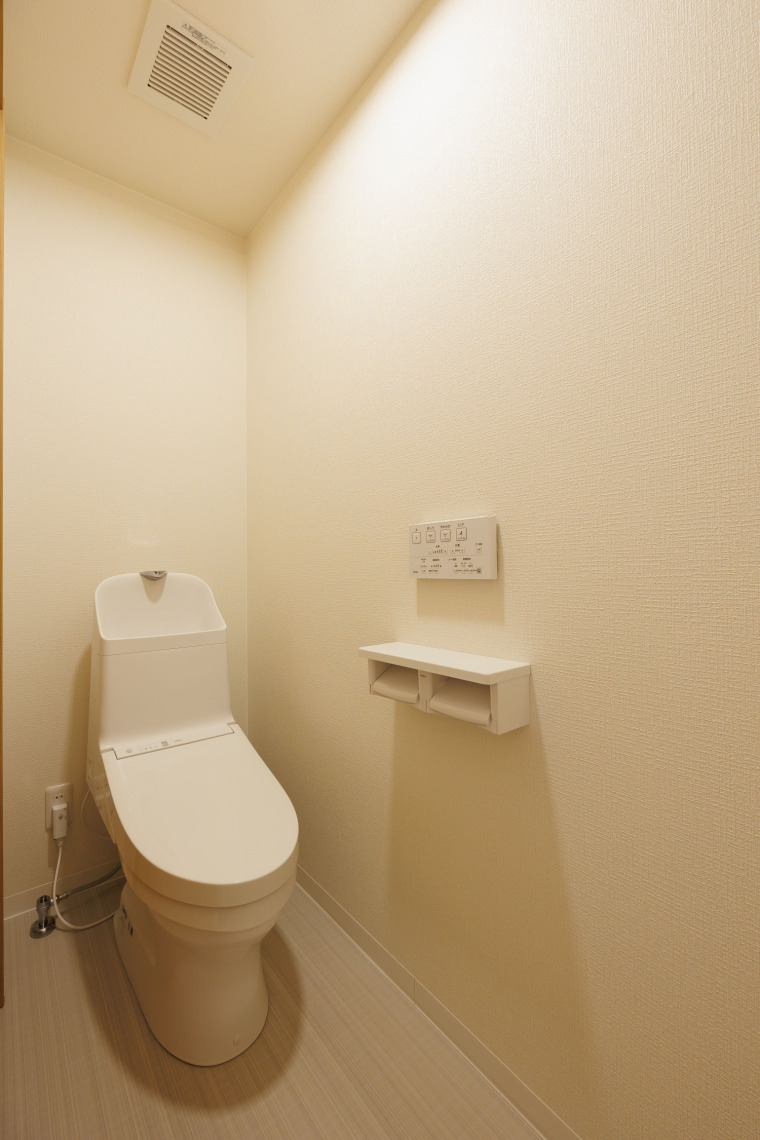 【リフォーム済】新品のトイレに入れ替えております。水回りが新品なのは嬉しいですね。(外観)