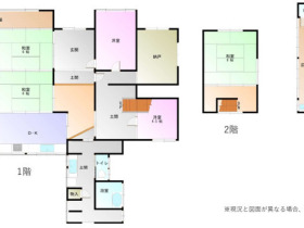 土地が広いお家です 田・畑・山林あります