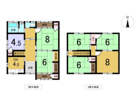 【日高町鶴岡】7DKと部屋数の多い中古戸建