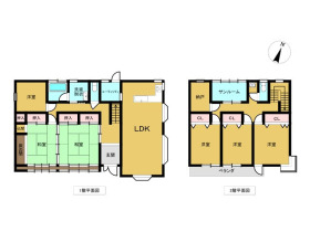 【豊岡市正法寺】五荘小学校区にある6LDKの中古戸建
