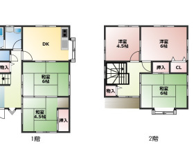 【豊岡市福田（下陰）】カーポート付きの5DK物件