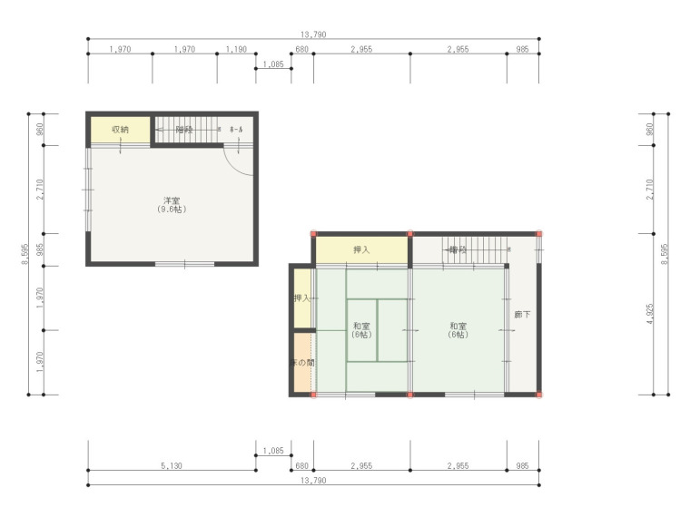 ２階間取り(間取)