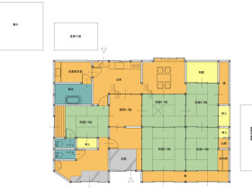 但東町奥赤 山間の菜園付き田舎家