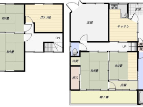 【ペット可】弥栄町・貸家 生活利便良好な街中物件