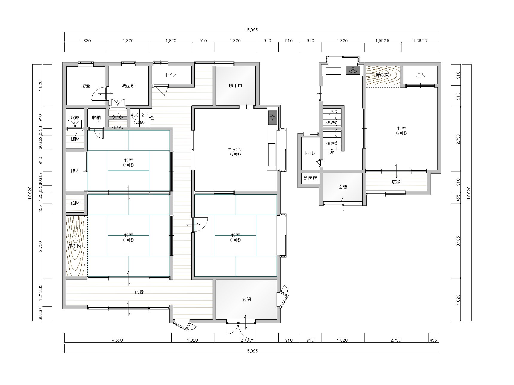 豊岡市幸町中古住宅～圧倒的便利な立地×ゆとりのある敷地の6DK×離れつき