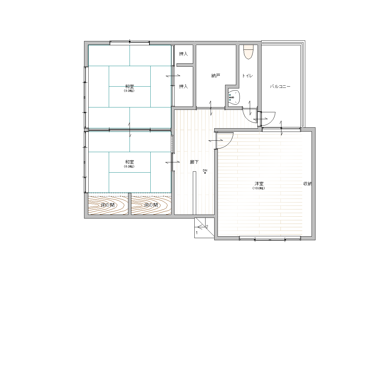 2F間取り(間取) 2F間取り(間取)