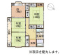 3DKのゆとりある間取の平屋物件！(間取)